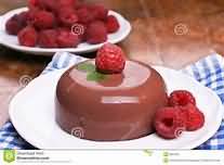 Blancmange, homemade